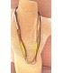Bracelet multitours fil-perle