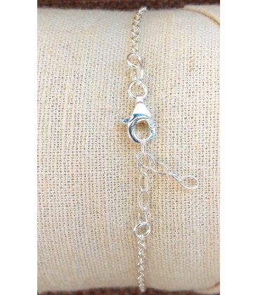 Bracelet fleur-brillant