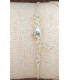 Bracelet fleur-brillant