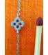 Bracelet fleur-brillant
