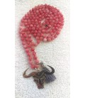 Collier tête de buffle