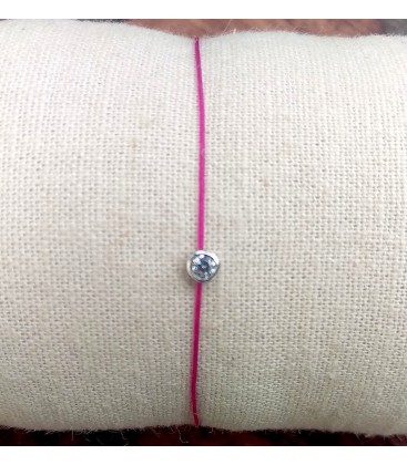 Bracelet fil avec un brillant