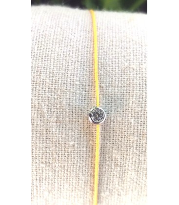 Bracelet fil avec un brillant
