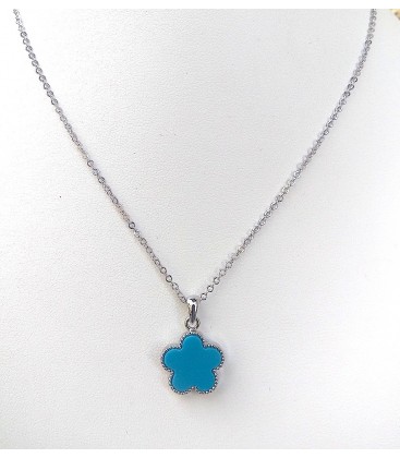 collier fleur pétale