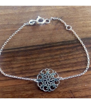 Bracelet arabesque fleur