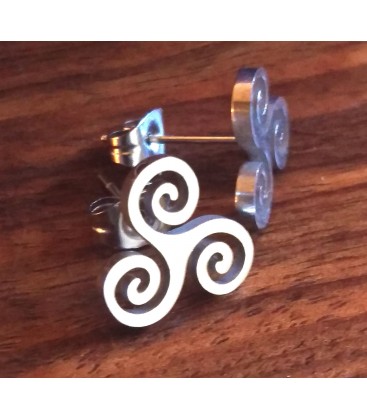 Boucle d'oreilles Triskell