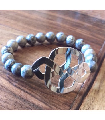 Bracelet noeud Argent
