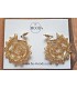 Boucles d'oreilles spirale-coeur
